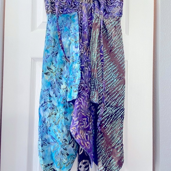 Young Fashion flowing strapless Hawaiian shirt - Picture 3 of 9